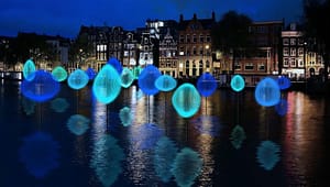 Makelaar in Amsterdam Light festival